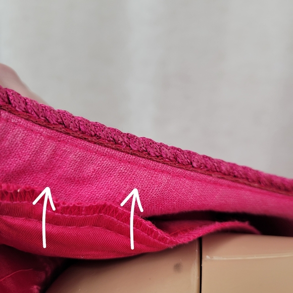 Adrianna Papell Vintage Linen Blend Short Tuplip Sleeve Sheath Dress - Picture 5 of 15